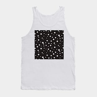 Monochrome Circles Pattern Tank Top